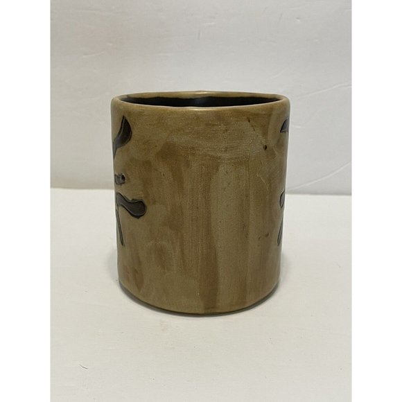 Mara of Mexico Brown Stoneware Coffee Mug Tea Cup Sun Energy Positivity Clarity - Picture 5 of 9
